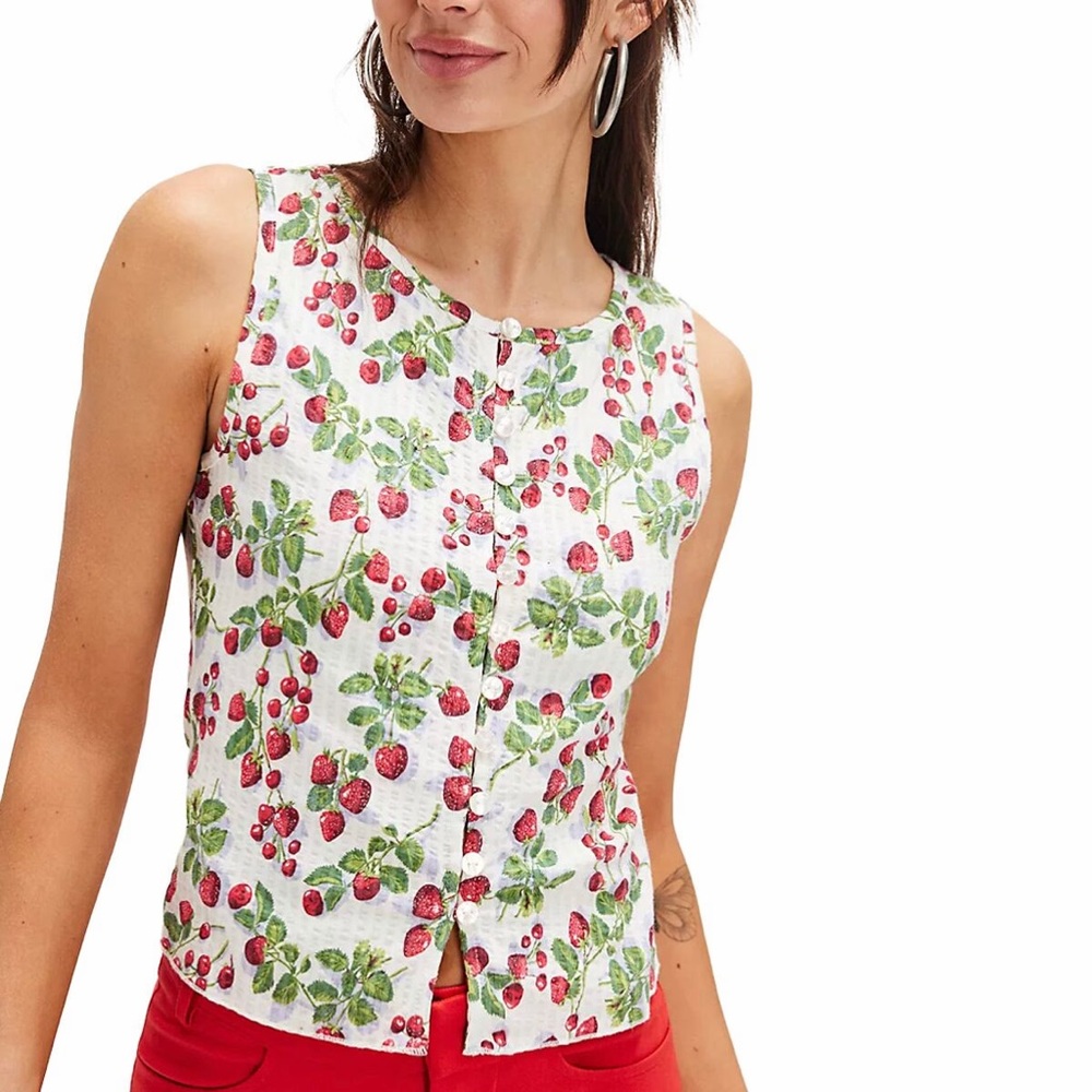 Free People Tilly Print Vest